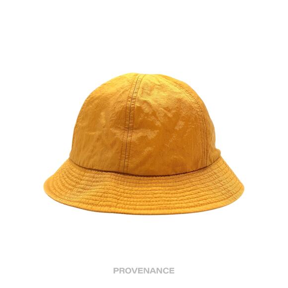 🔴 Balenciaga BB Logo Embroidered Bucket Hat - Golden Ochre - Picture 2 of 5